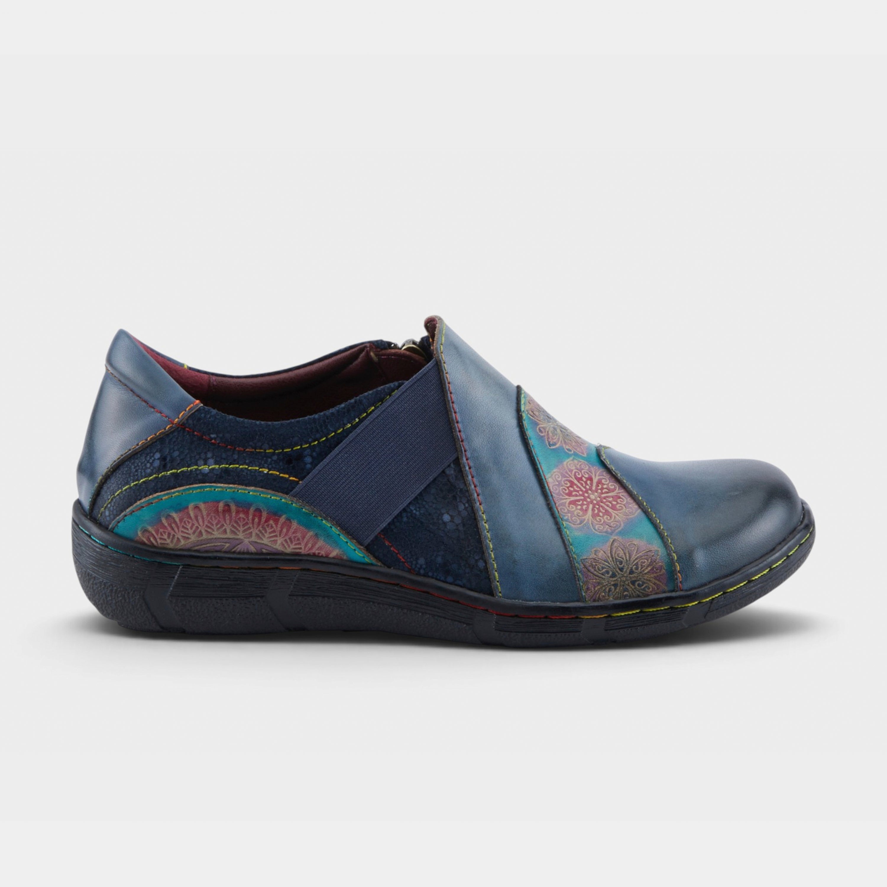 L'Artiste Lata slip-on shoe in Navy Multi, hero view
