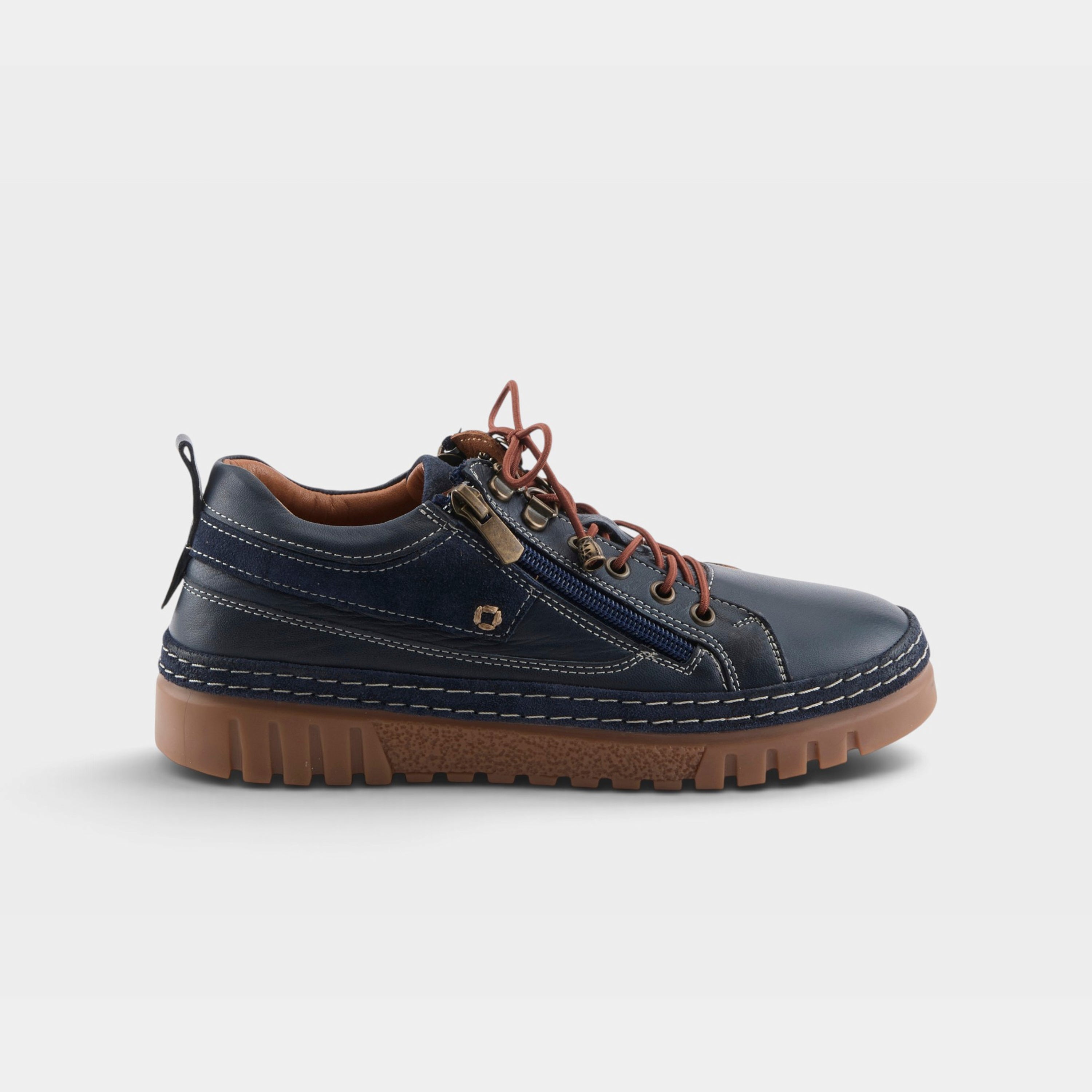 Spring Step Lauria Navy Shoe