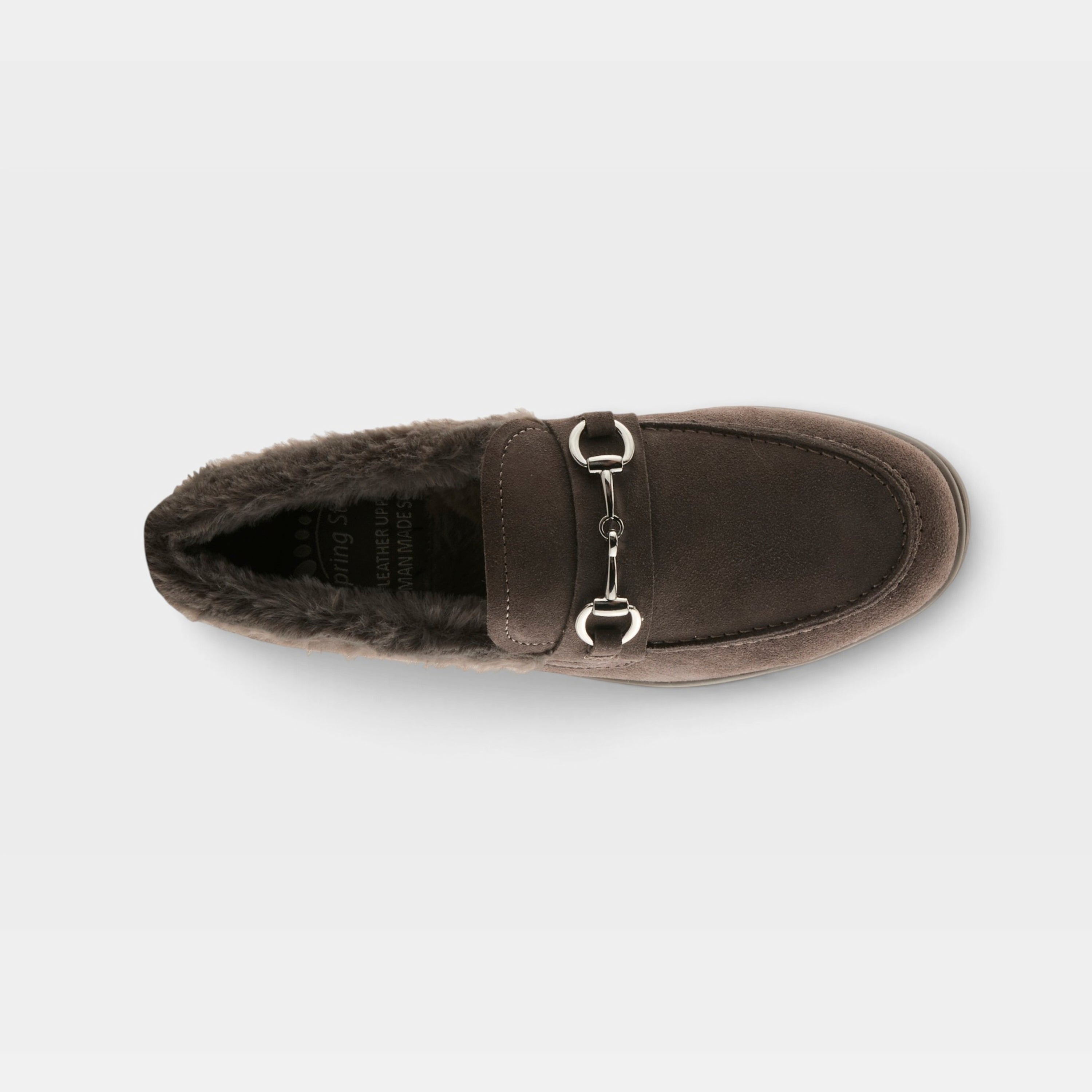 Spring Step Laurin Grey Suede Shoe