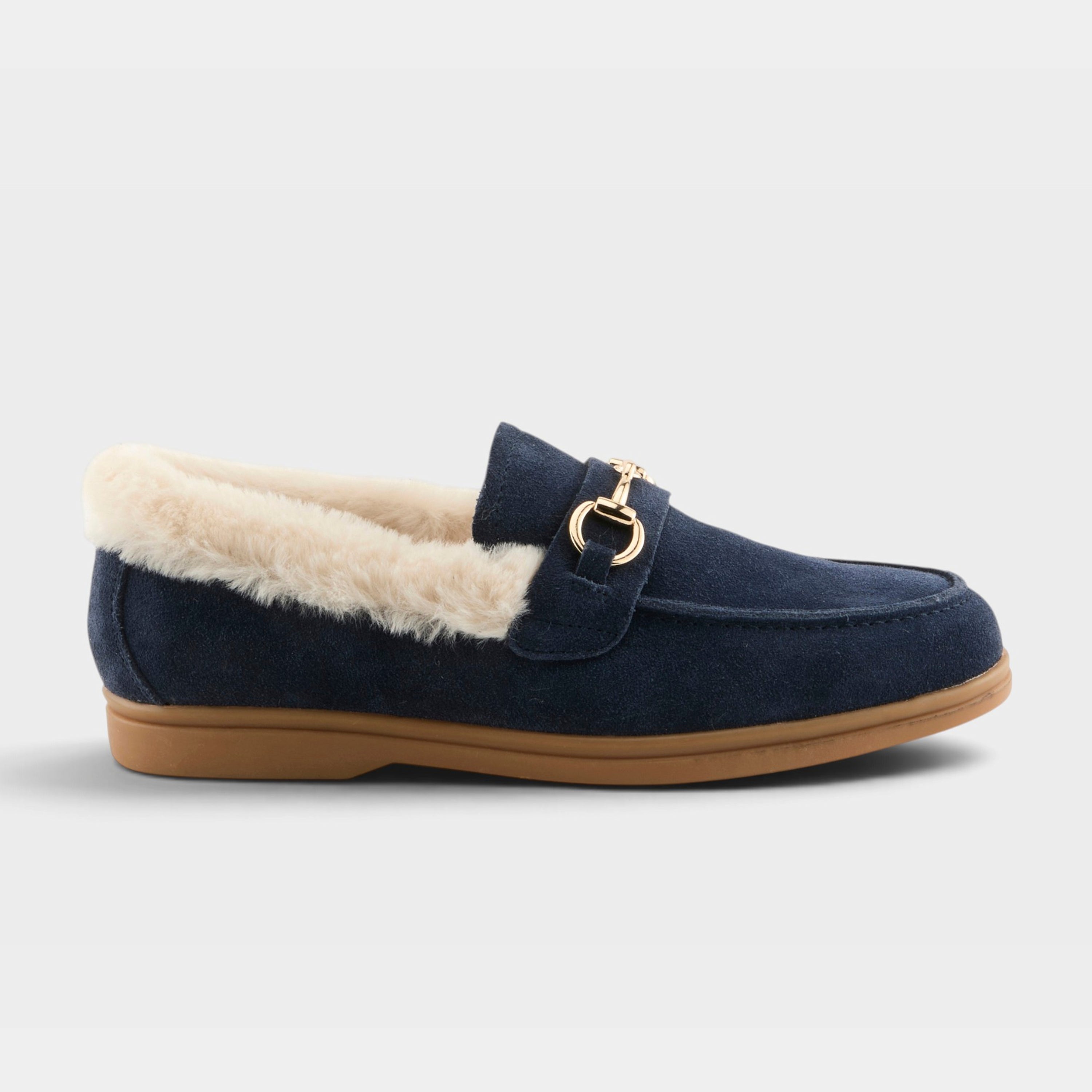 Spring Step Laurin Navy Suede Shoe