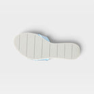 Spring Step Lavona Blue Metallic Slide Sandal