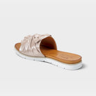 Spring Step Lavona Silver Slide Sandal