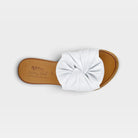 Spring Step Lavona White Slide Sandal