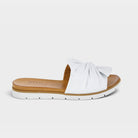 Spring Step Lavona White Slide Sandal