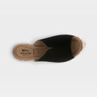 Spring Step Laylani Black Suede Slide Sandal