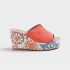 Spring Step Laylani Coral Suede Slide Sandal