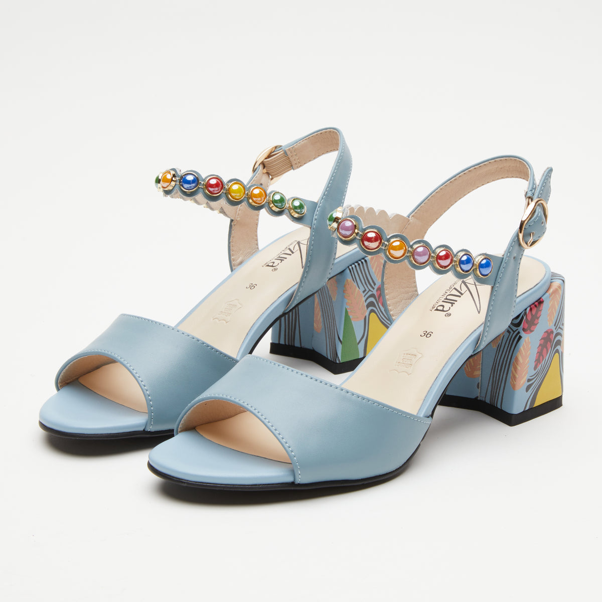 Azura Legendary Chunky Heel Sandals for women - Spring Step Shoes