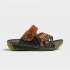 L'Artiste Leigh slide sandals in Navy Multi, hero view