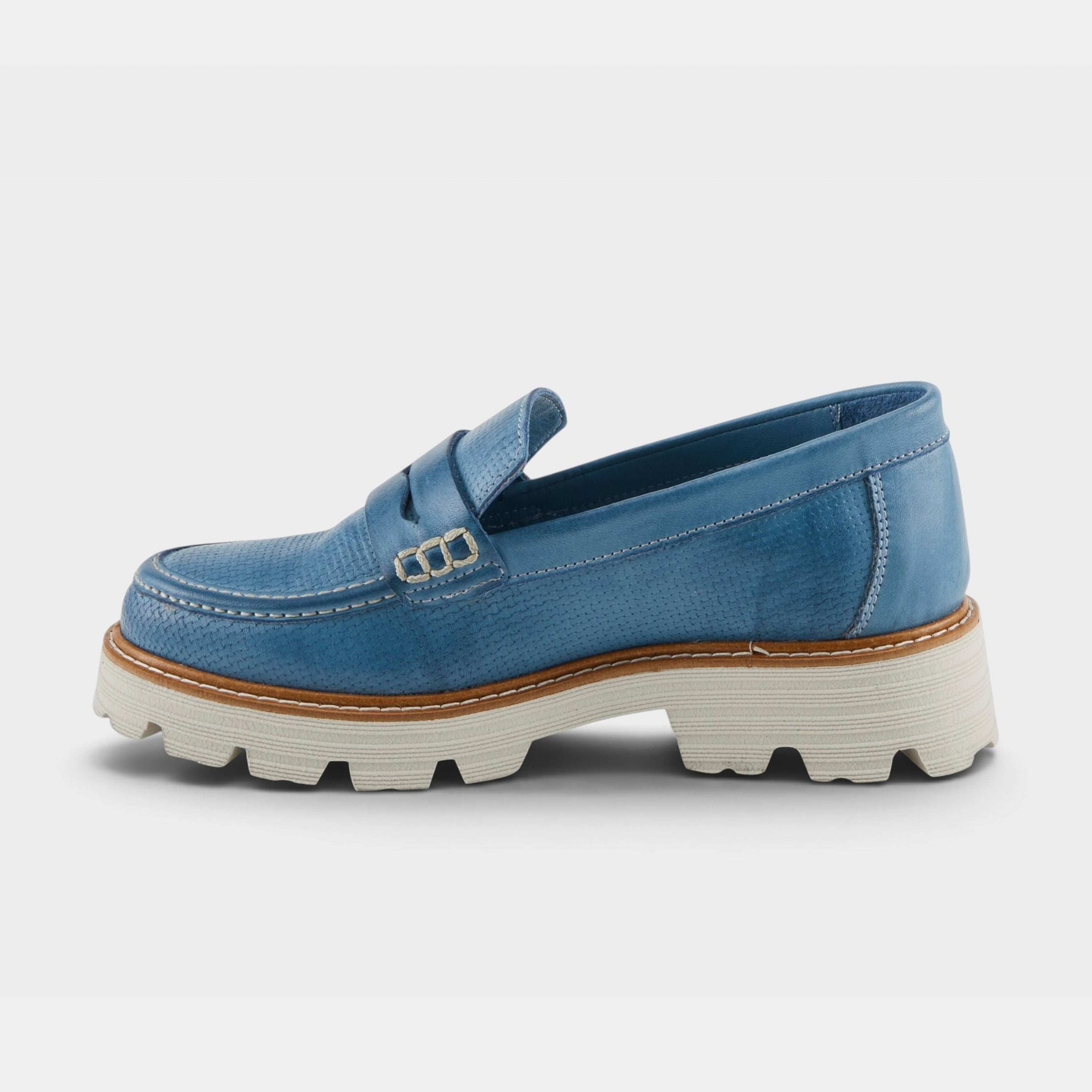 Spring Step Lexington Blue Loafer