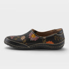 L'Artiste Libora-Delite shoes in Black Multi, side view