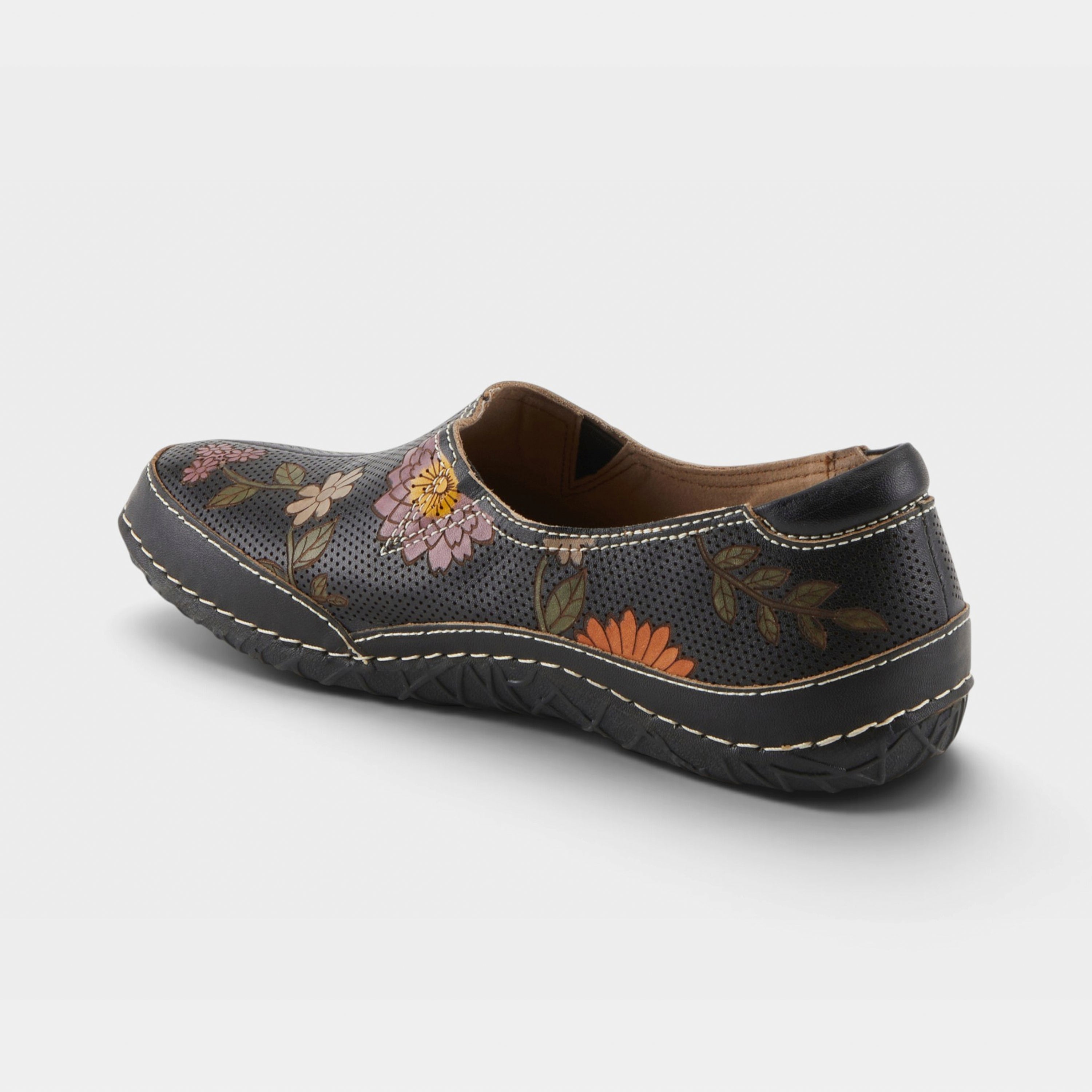 L'Artiste Libora-Delite shoes in Black Multi, alternate angle view