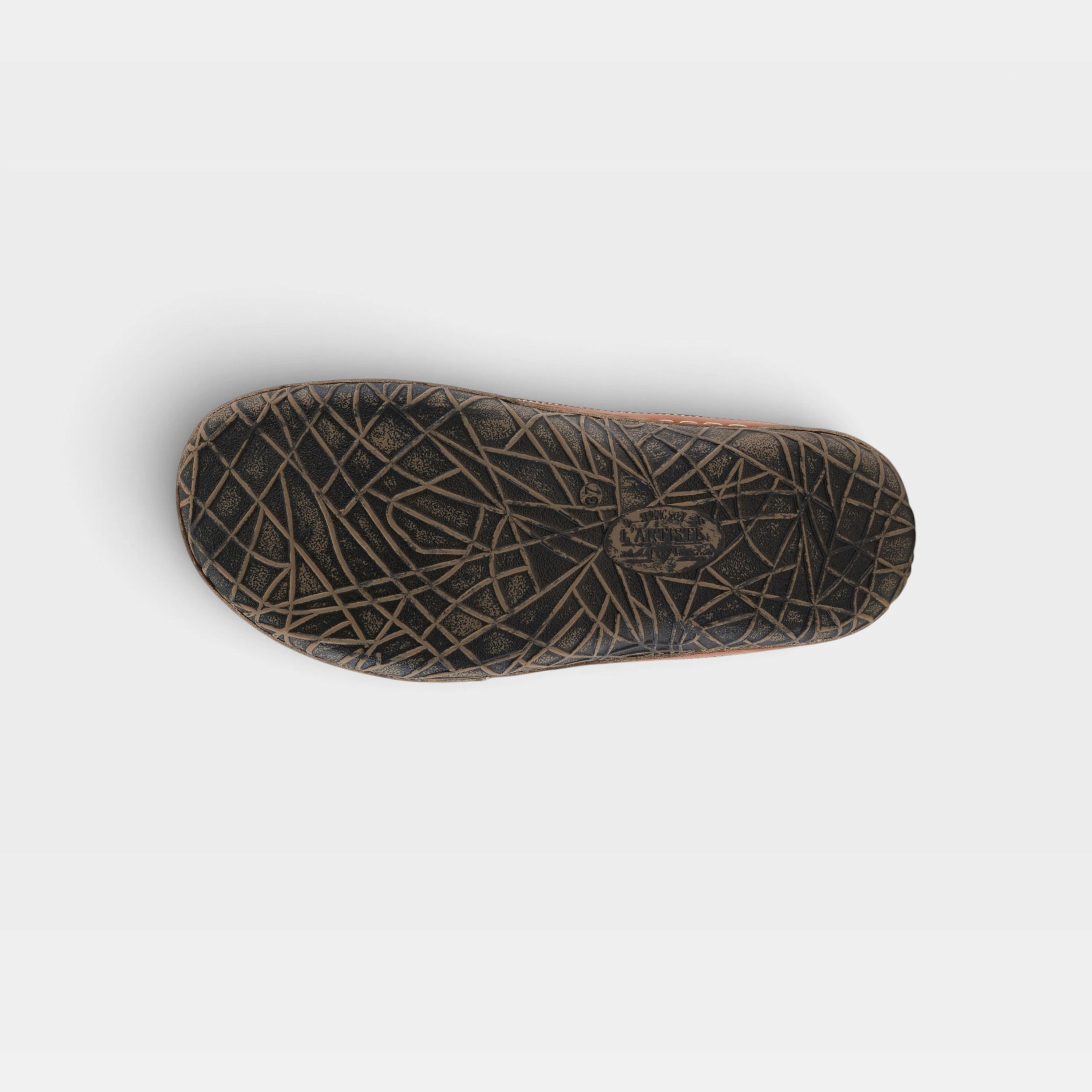 L'Artiste Libora-Delite shoes in Camel Multi, outsole view