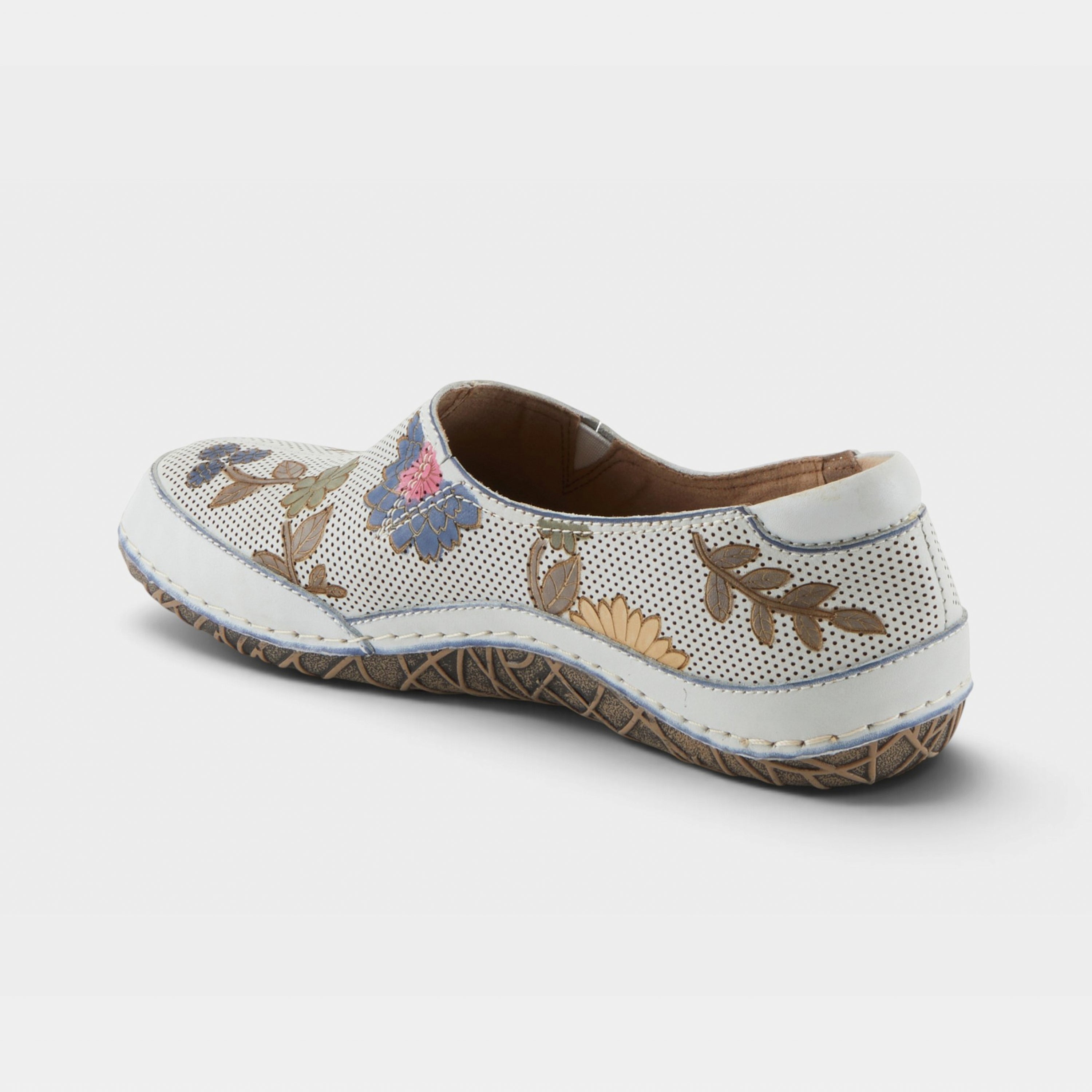 L'Artiste Libora-Delite shoes in Off White Multi, alternate angle view