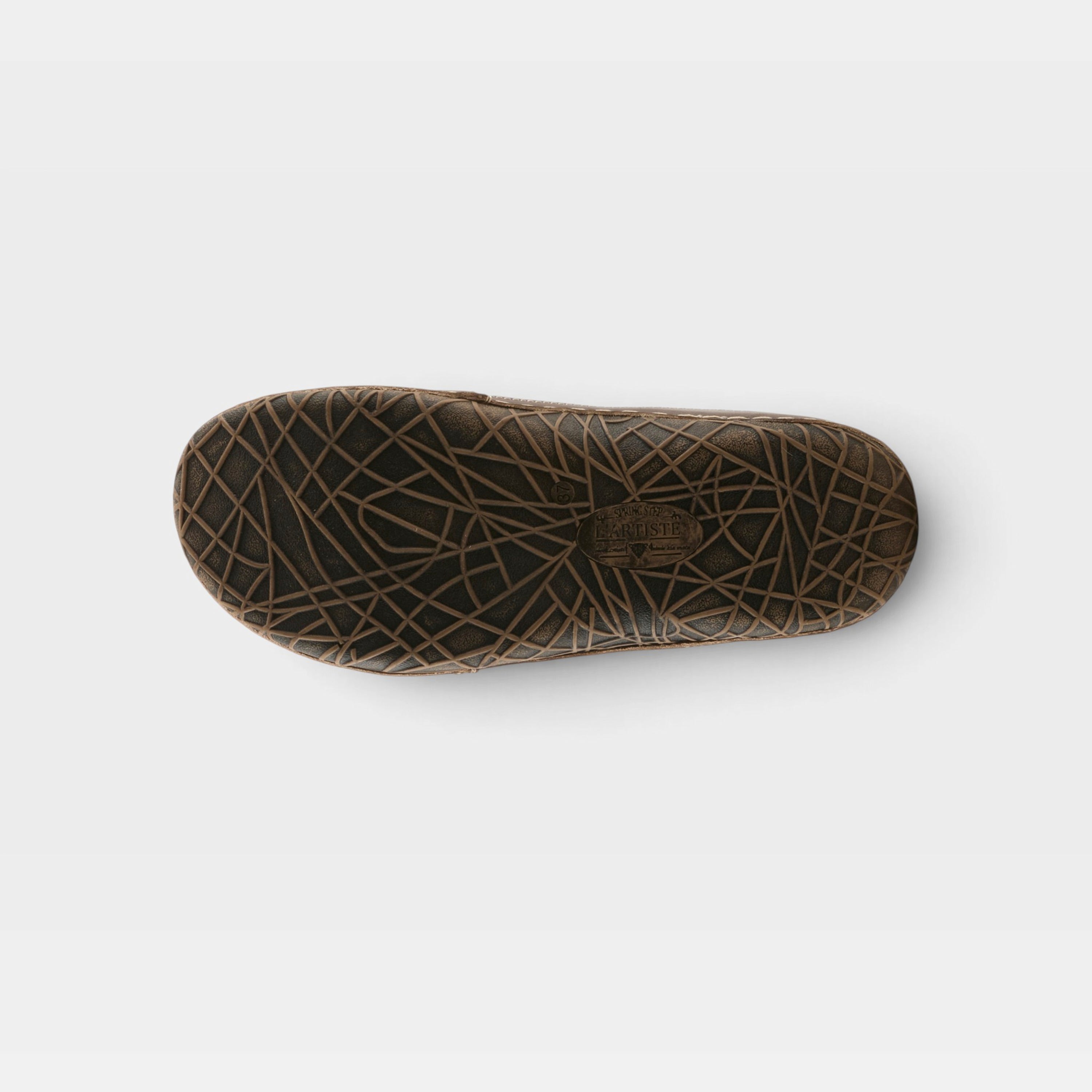 L'Artiste Libora slip-on shoes in Grey, outsole view