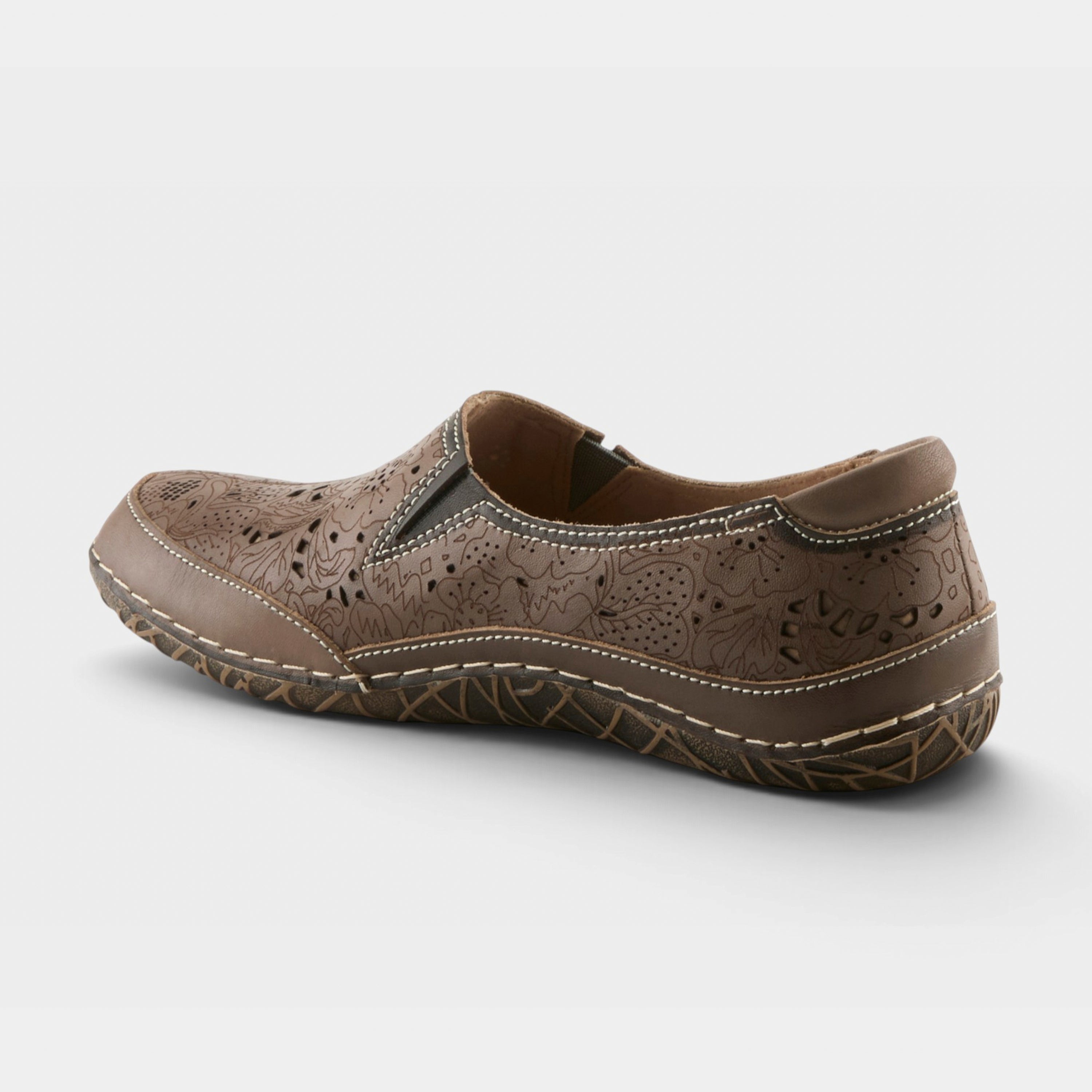 L'Artiste Libora slip-on shoes in Grey, alternate angle view
