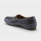 L'Artiste Libora slip-on shoes in Navy, alternate angle view