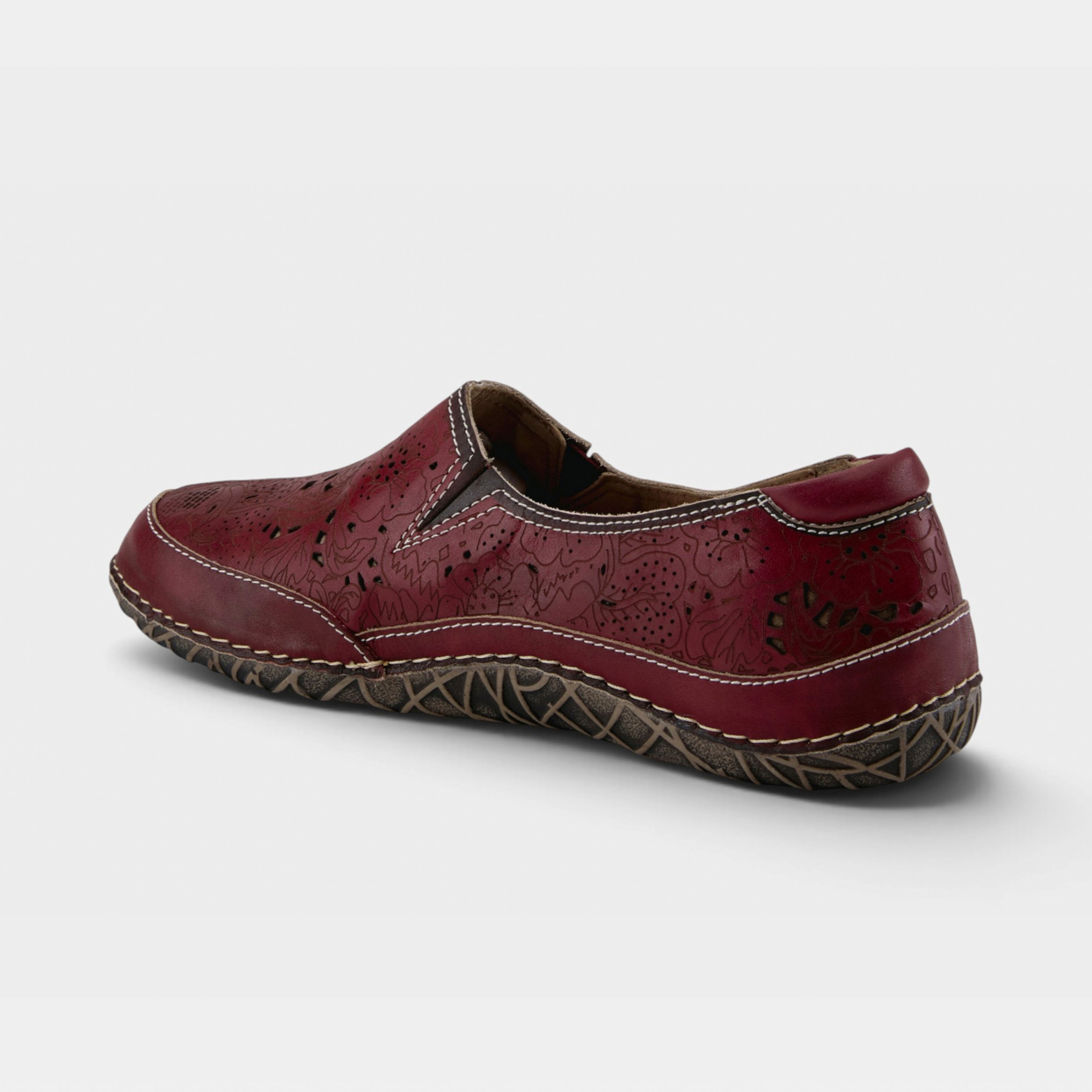 L'Artiste Libora slip-on shoes in Purple, alternate angle view