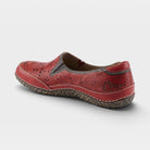 L'Artiste Libora slip-on shoes in Red, alternate angle view