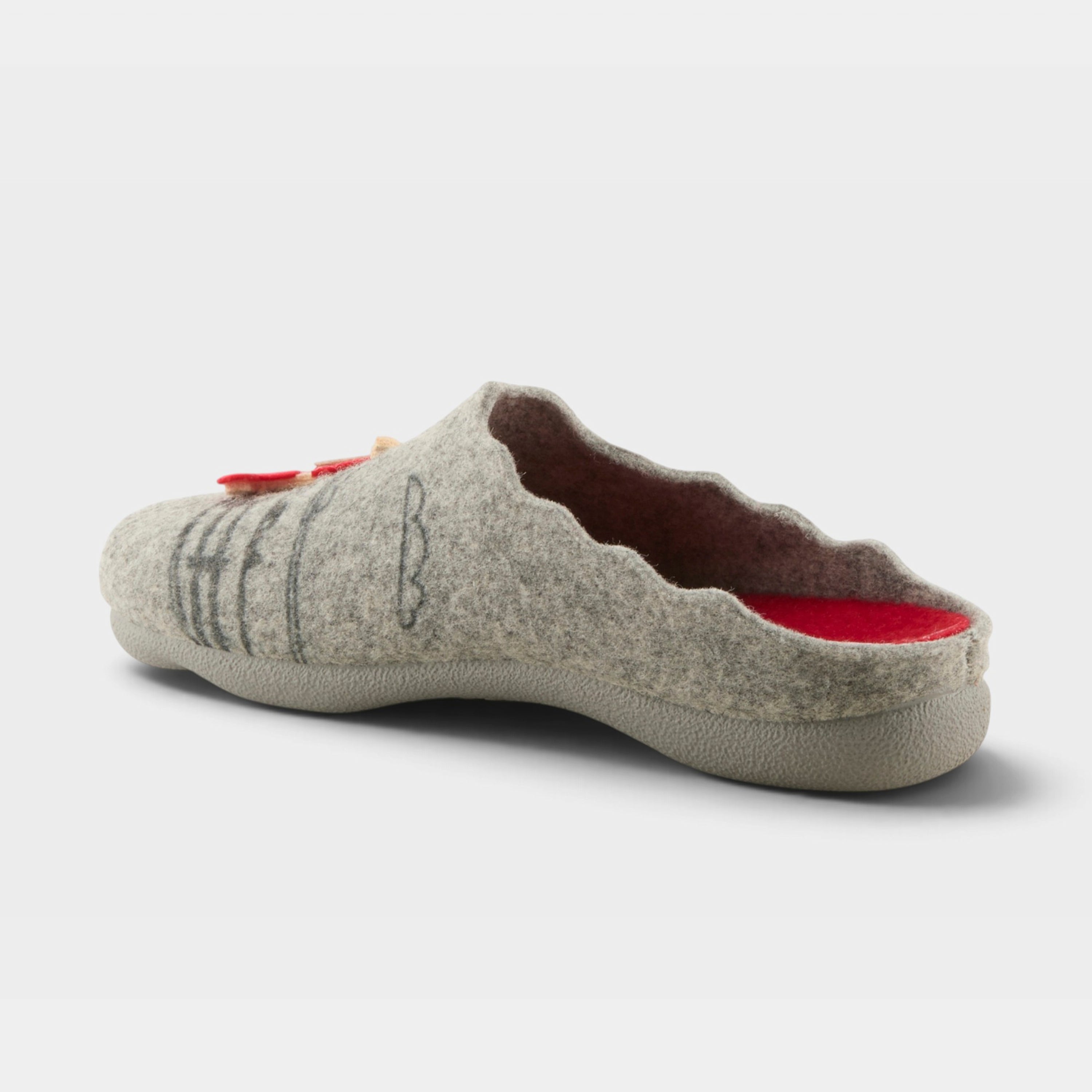 Flexus Lillamb Grey Slipper