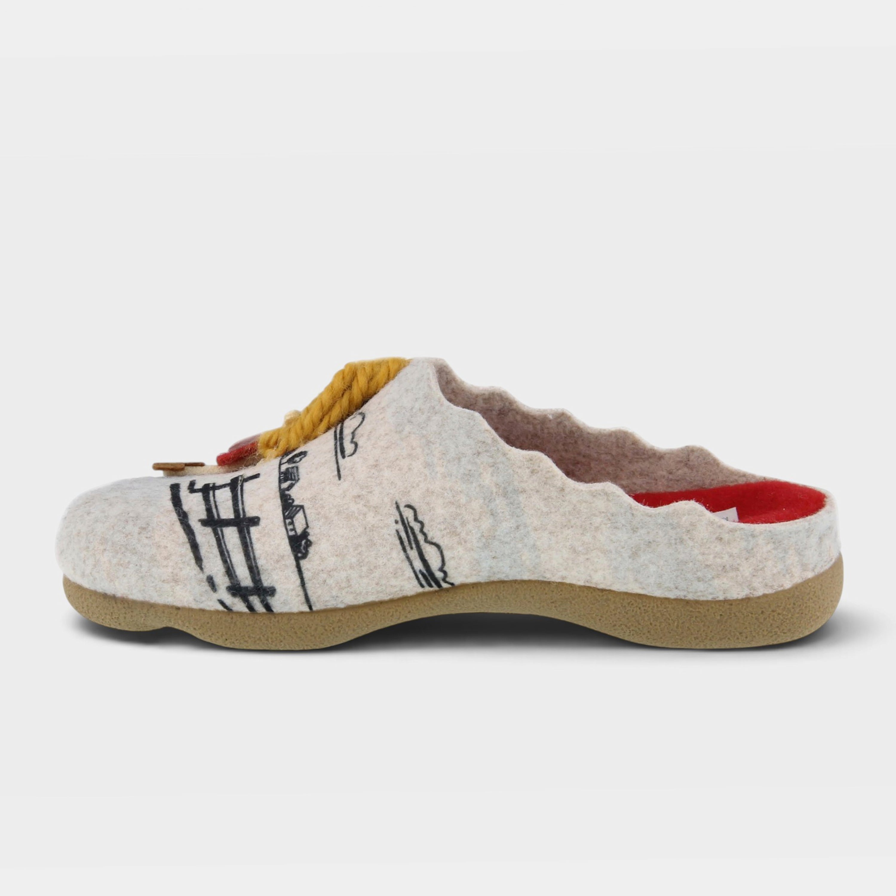 Flexus Lillamb Light Beige Slipper