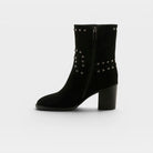 Azura Lilstudette Black Suede Boot