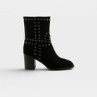 Azura Lilstudette Black Suede Boot