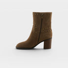 Azura Lilstudette Taupe Suede Boot