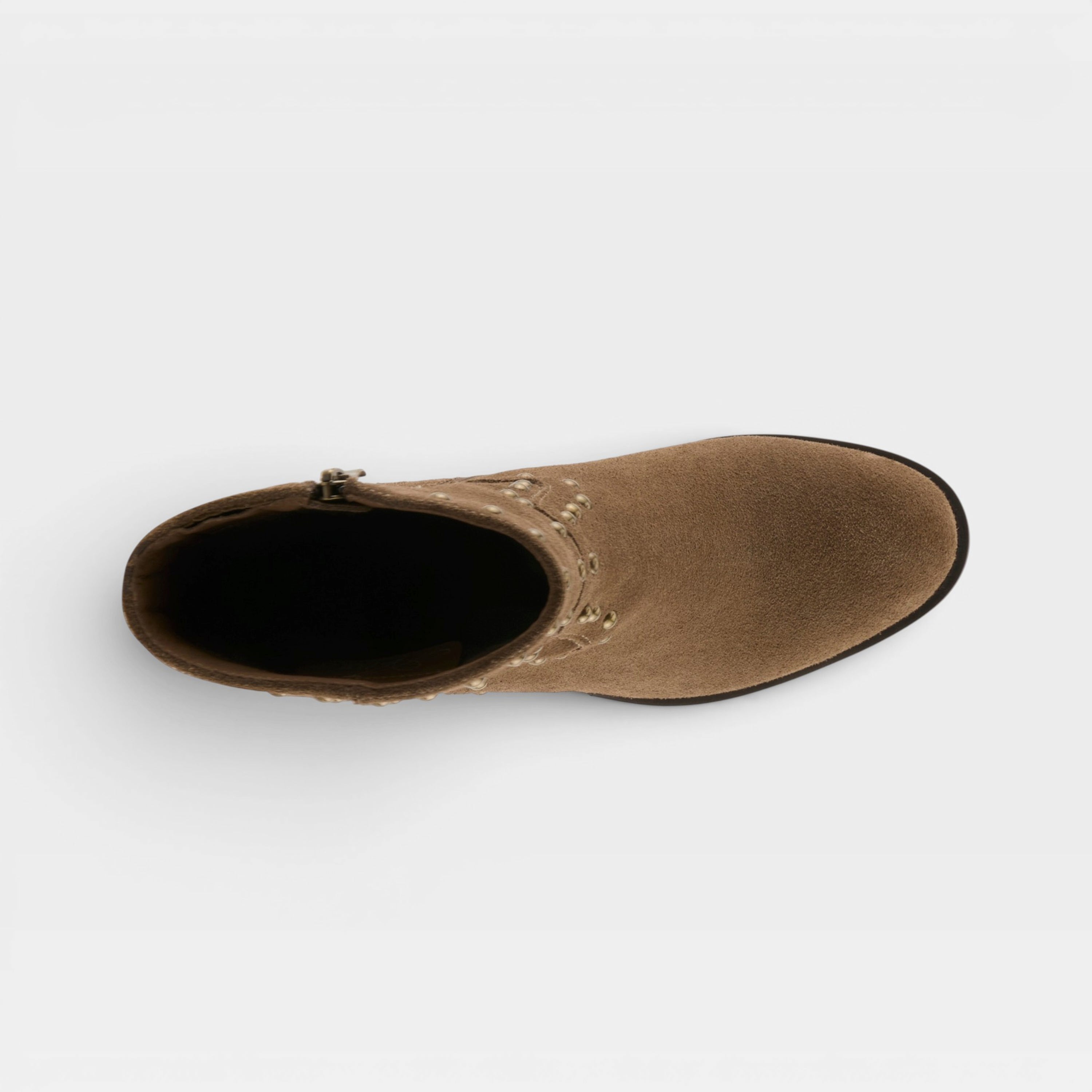 Azura Lilstudette Taupe Suede Boot