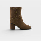 Azura Lilstudette Taupe Suede Boot