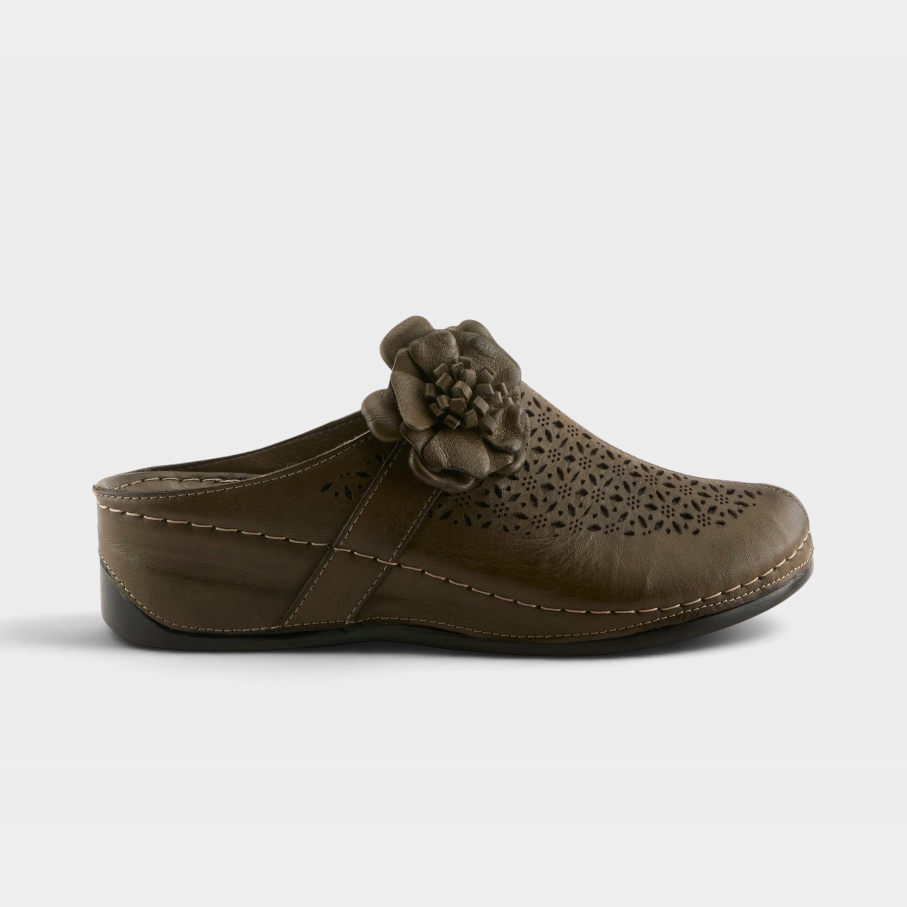 Spring Step Lilybean Olive Green Clog