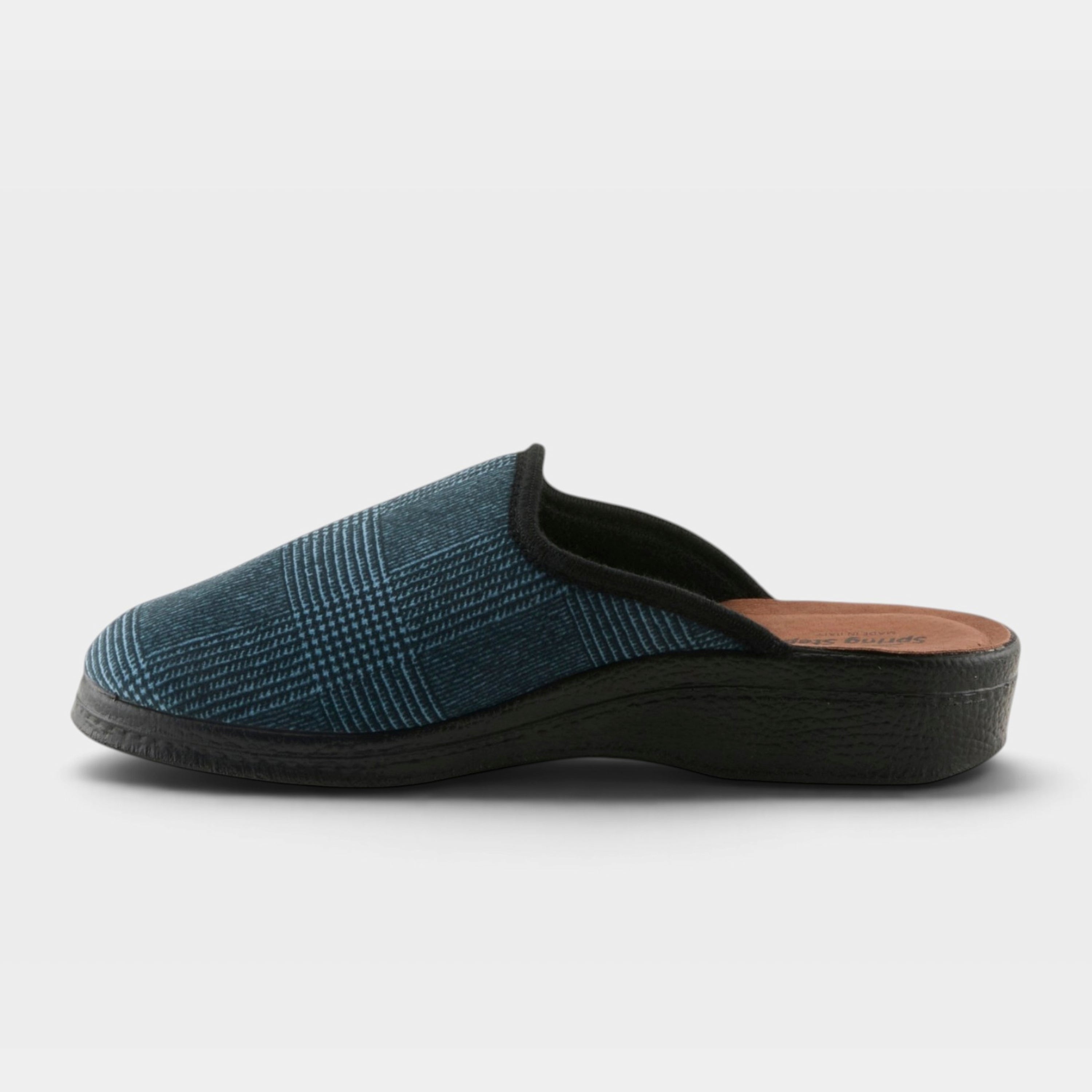 Spring Step Men Linizio Black Slipper