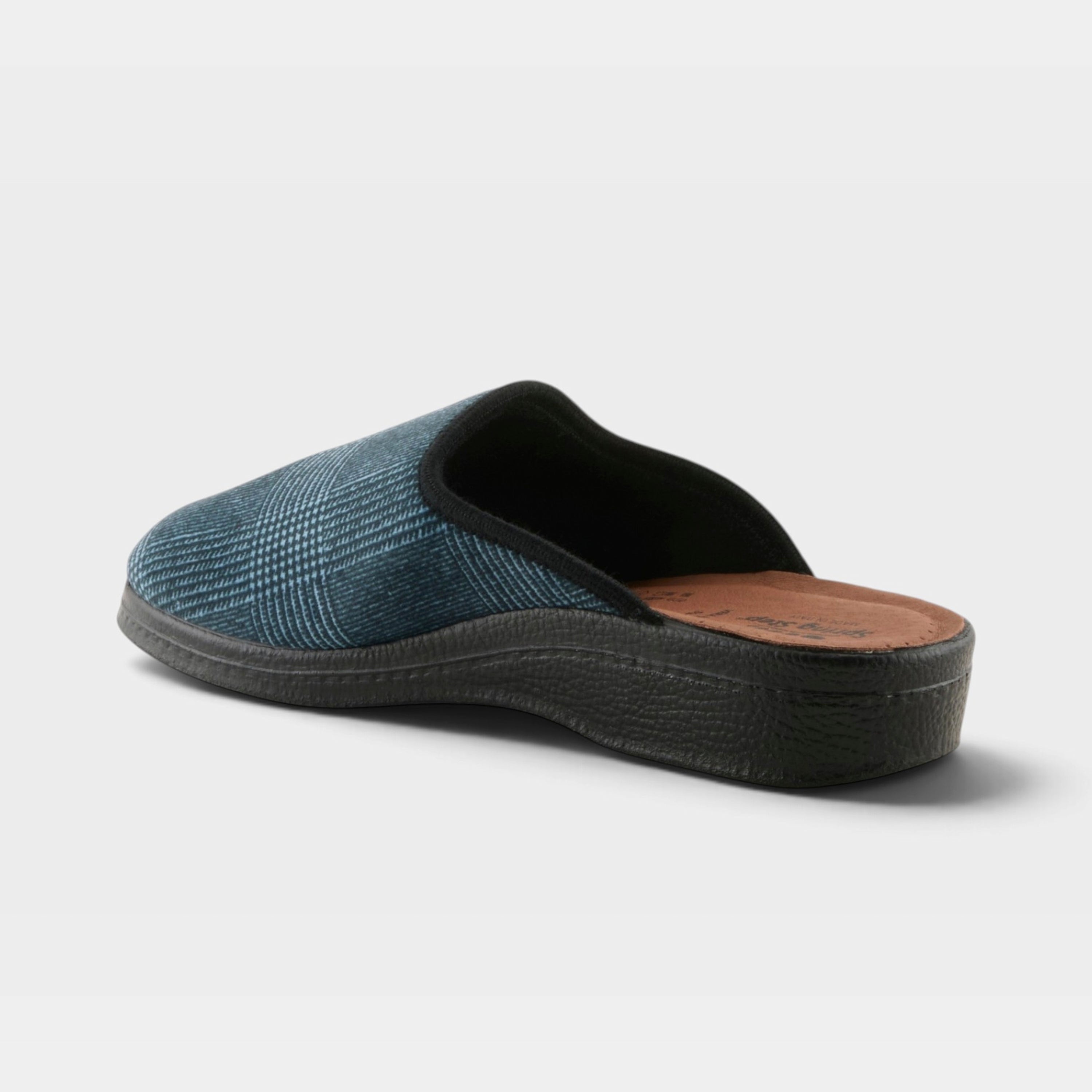Spring Step Men Linizio Black Slipper