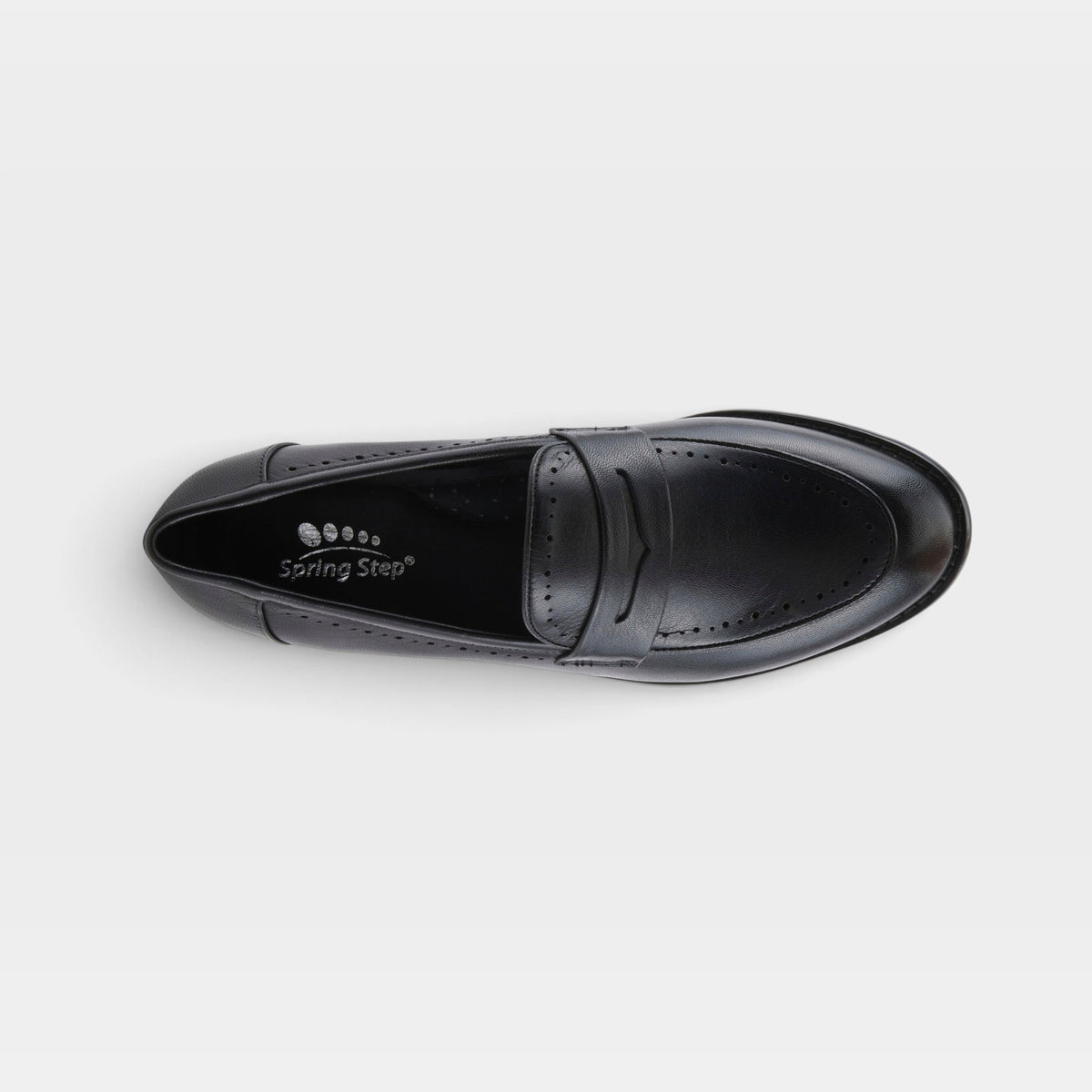 Spring Step Loafette Black Shoe