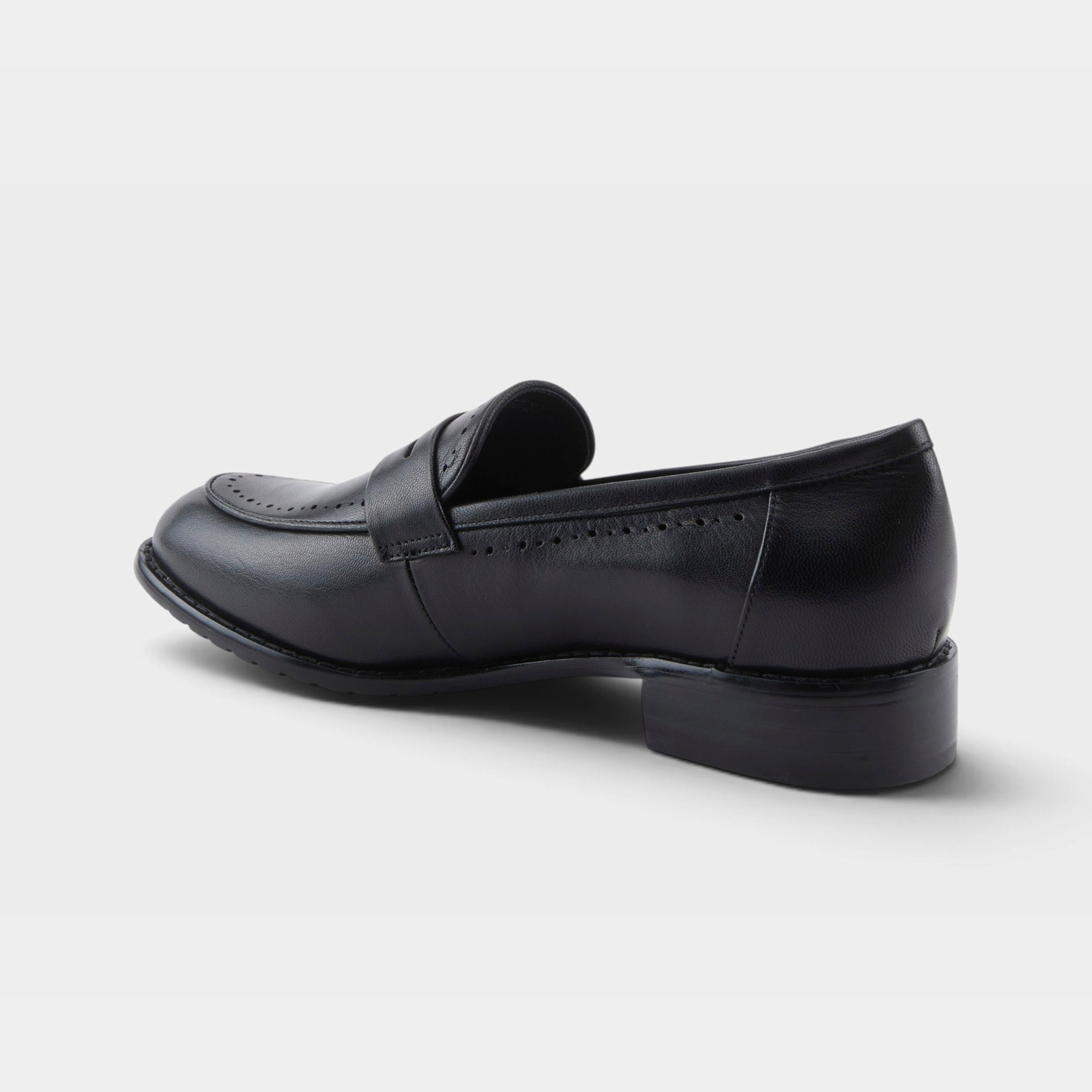 Spring Step Loafette Black Shoe