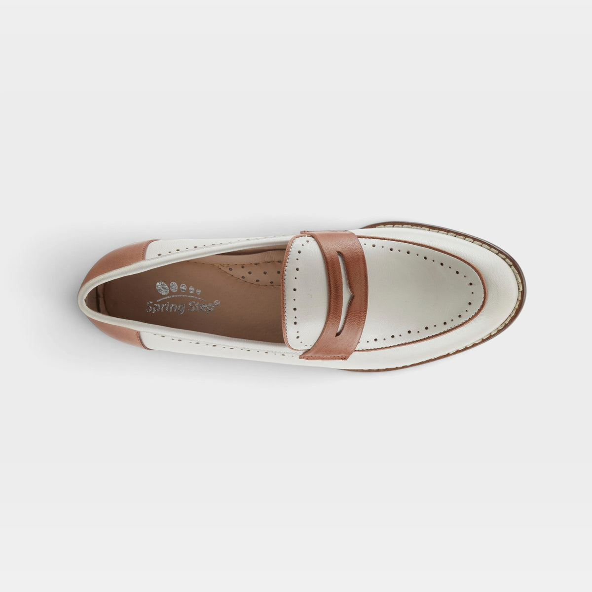 Spring Step Loafette Bone Multi Shoe