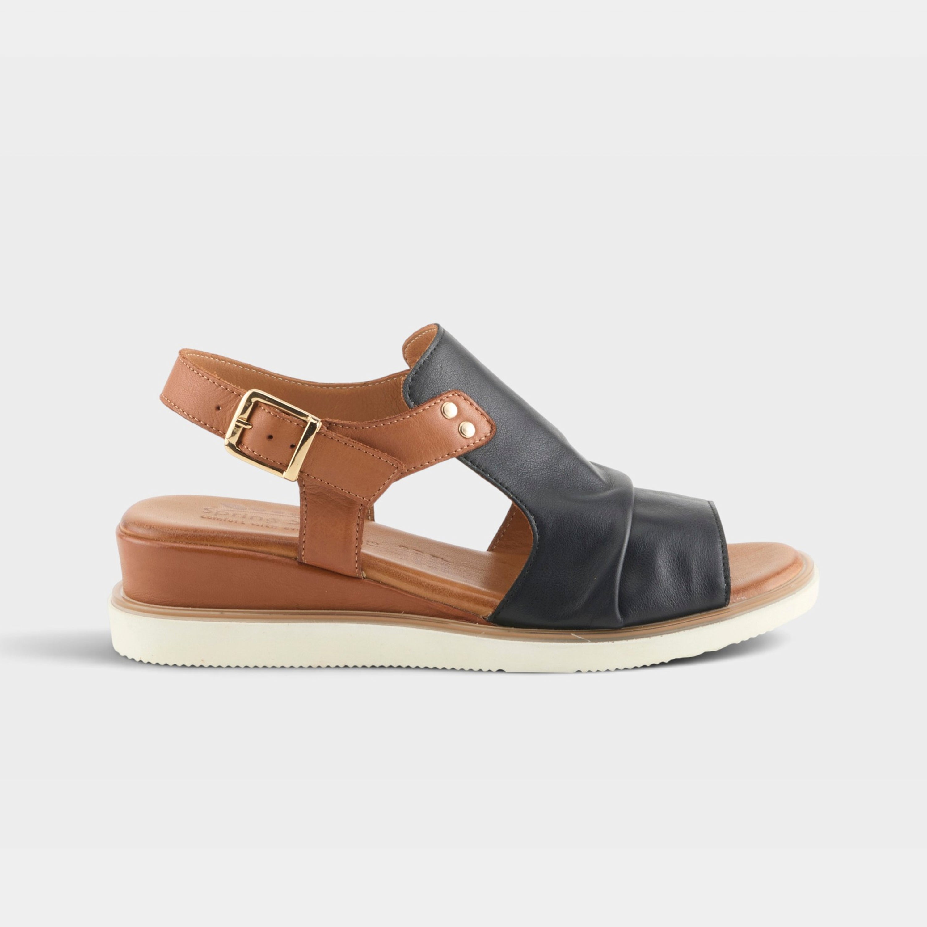 Spring Step Locals Black Multi Sandal
