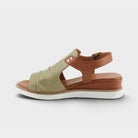 Spring Step Locals Olive Multi Sandal