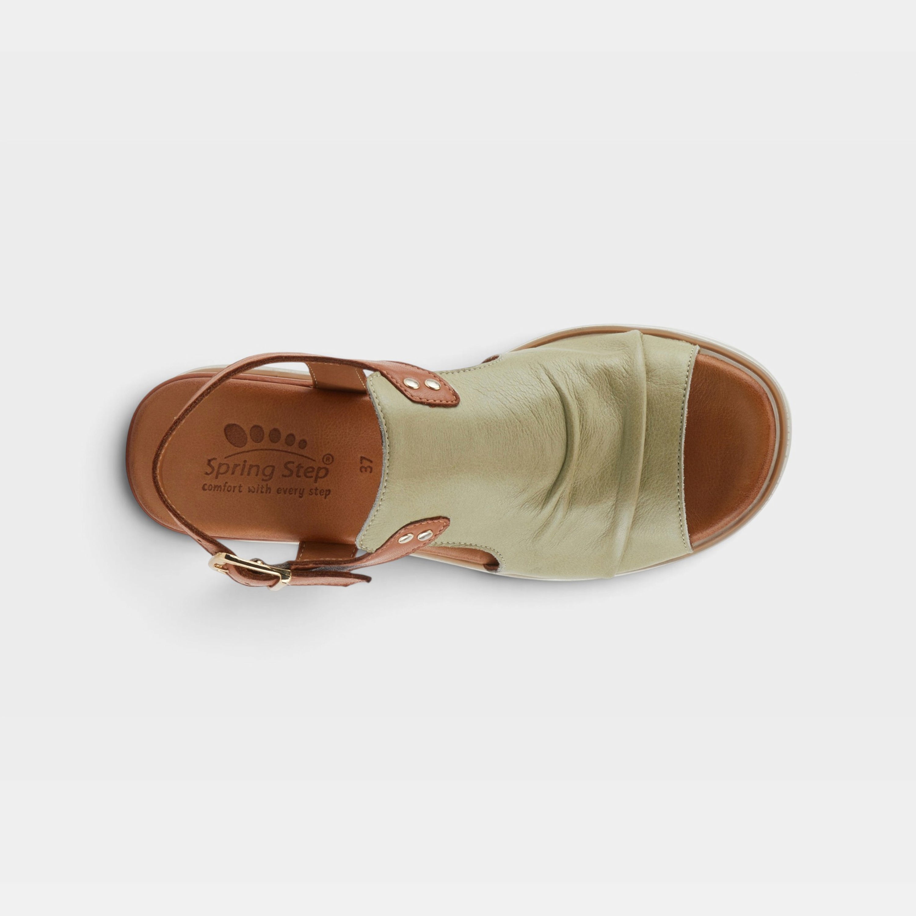 Spring Step Locals Olive Multi Sandal