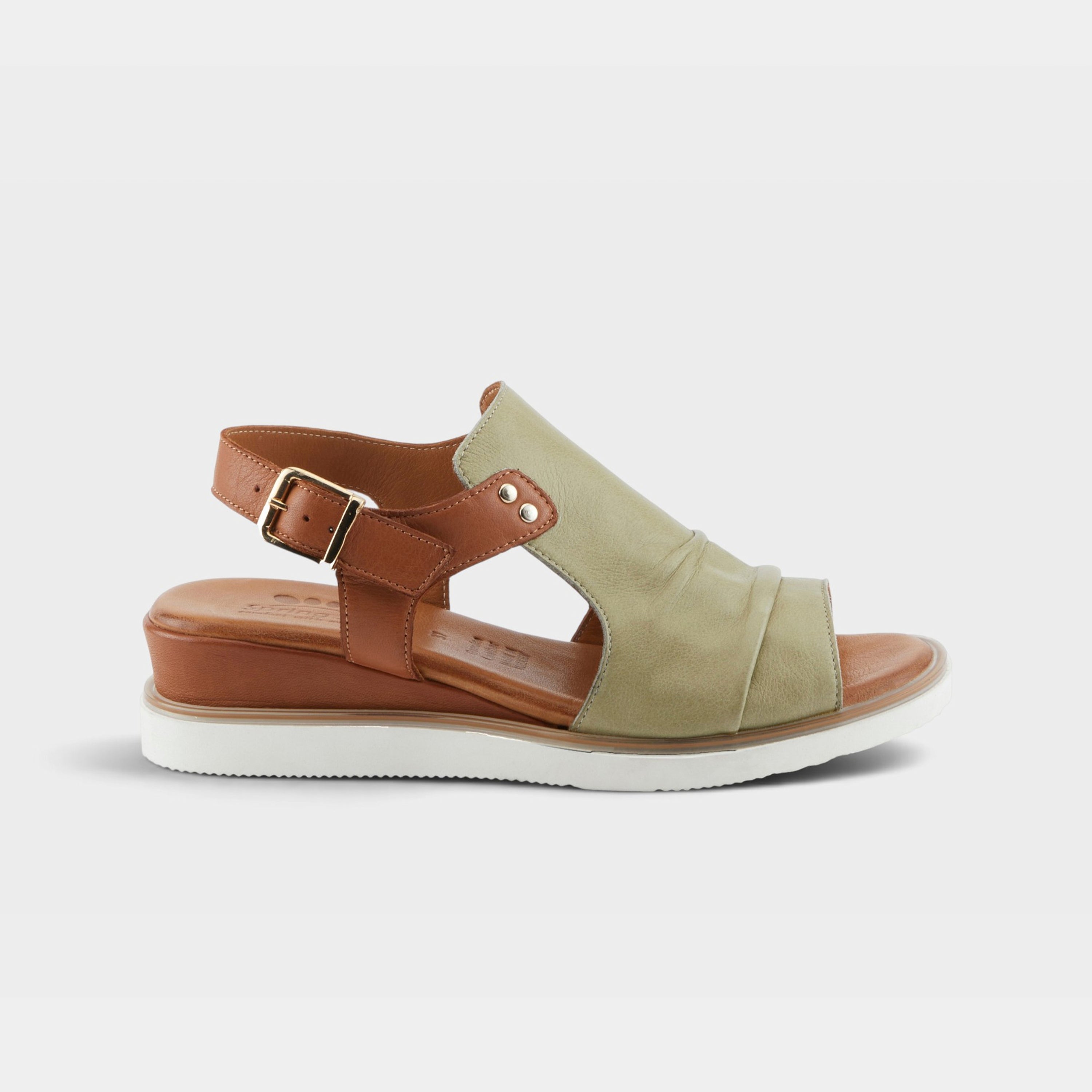 Spring Step Locals Olive Multi Sandal