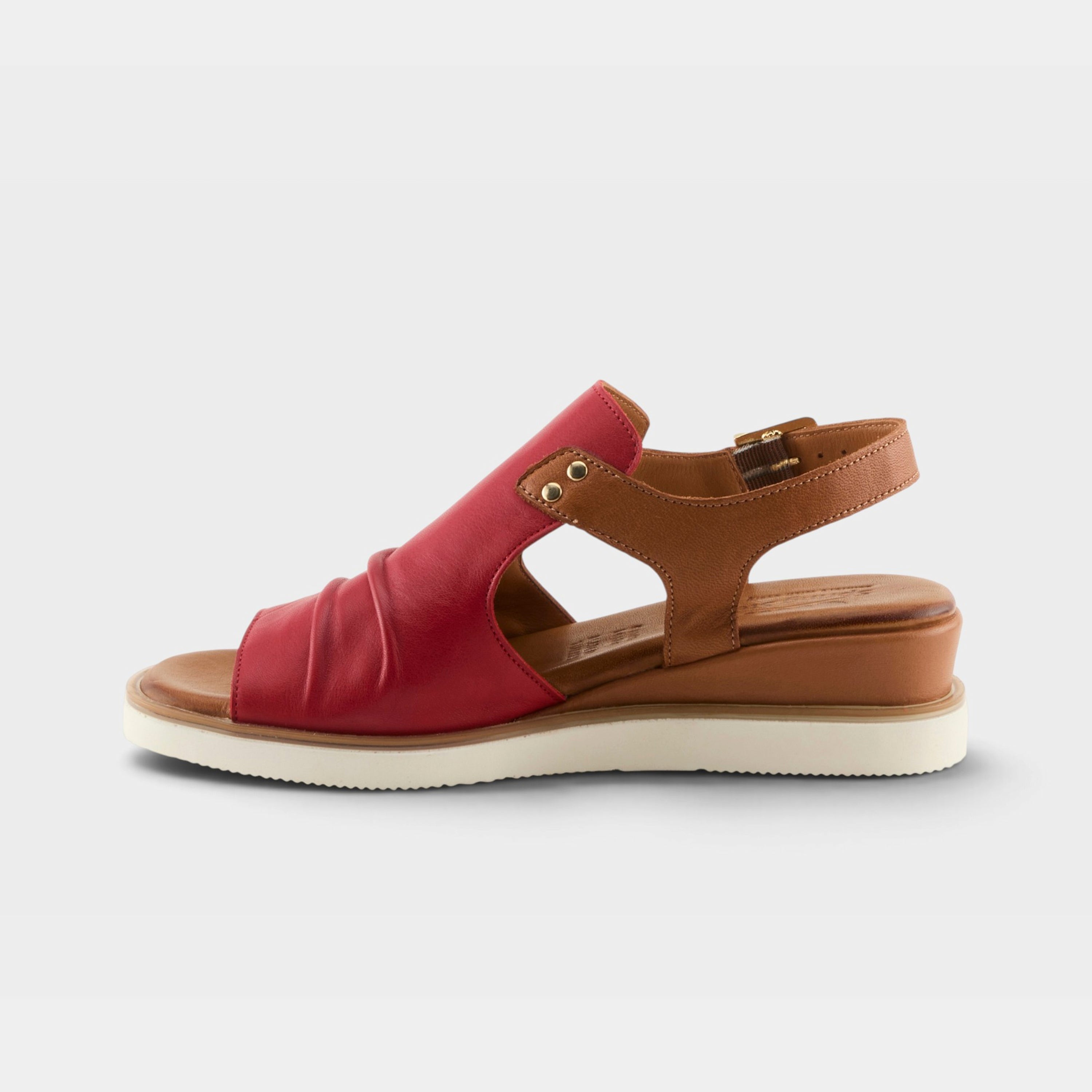Spring Step Locals Red Multi Sandal