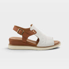 Spring Step Locals White Multi Sandal