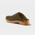 Spring Step Lolarue Dark Olive Suede Clog