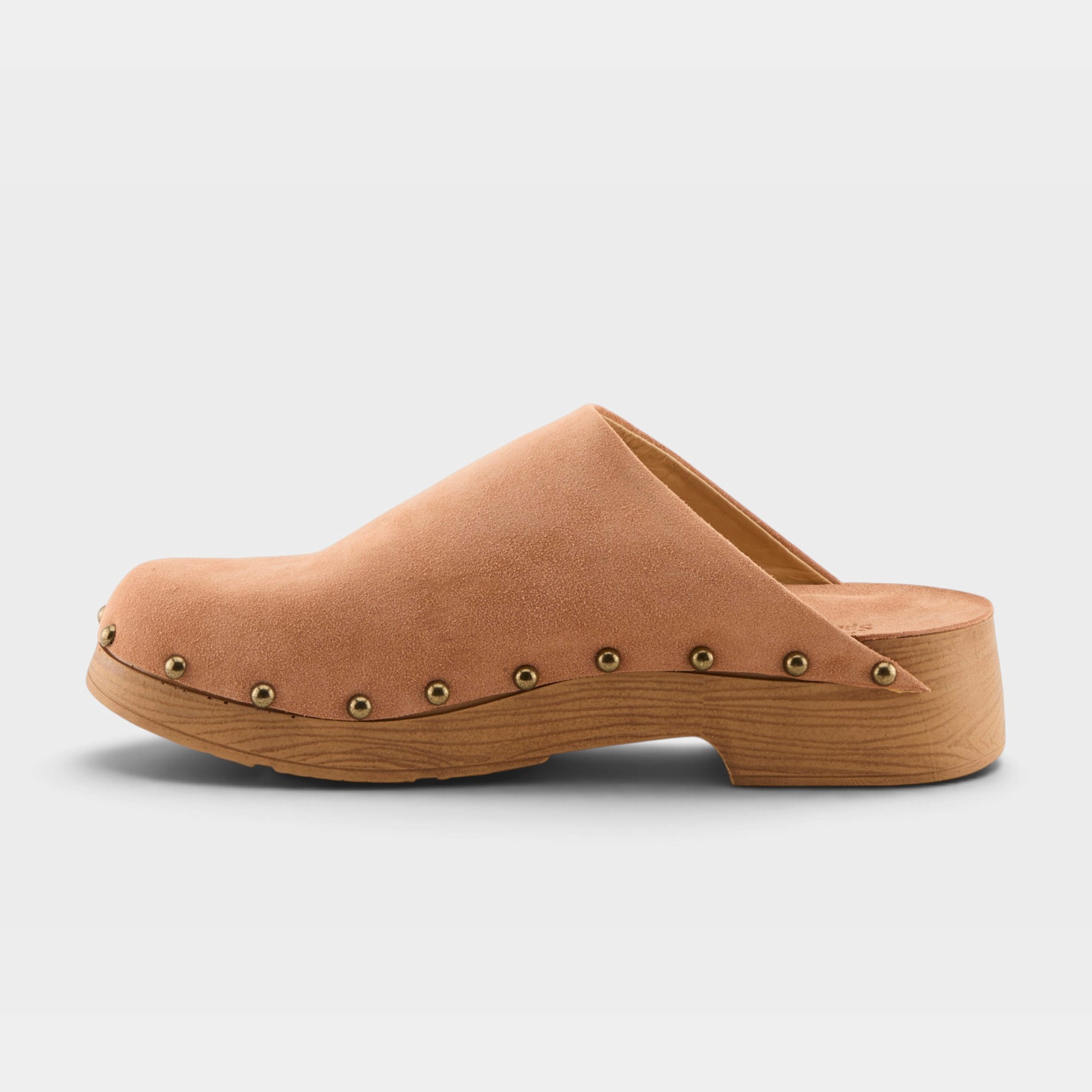 Spring Step Lolarue Peach Suede Clog