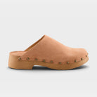 Spring Step Lolarue Peach Suede Clog