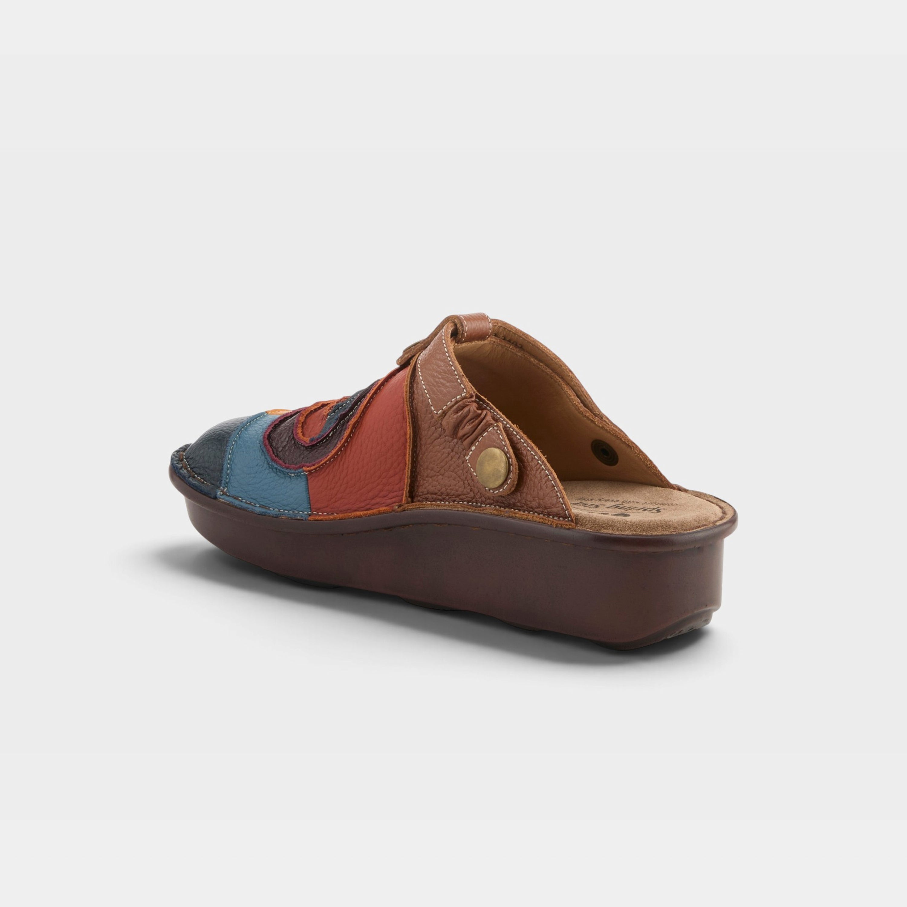 Spring Step Lollipop Navy Multi Clog