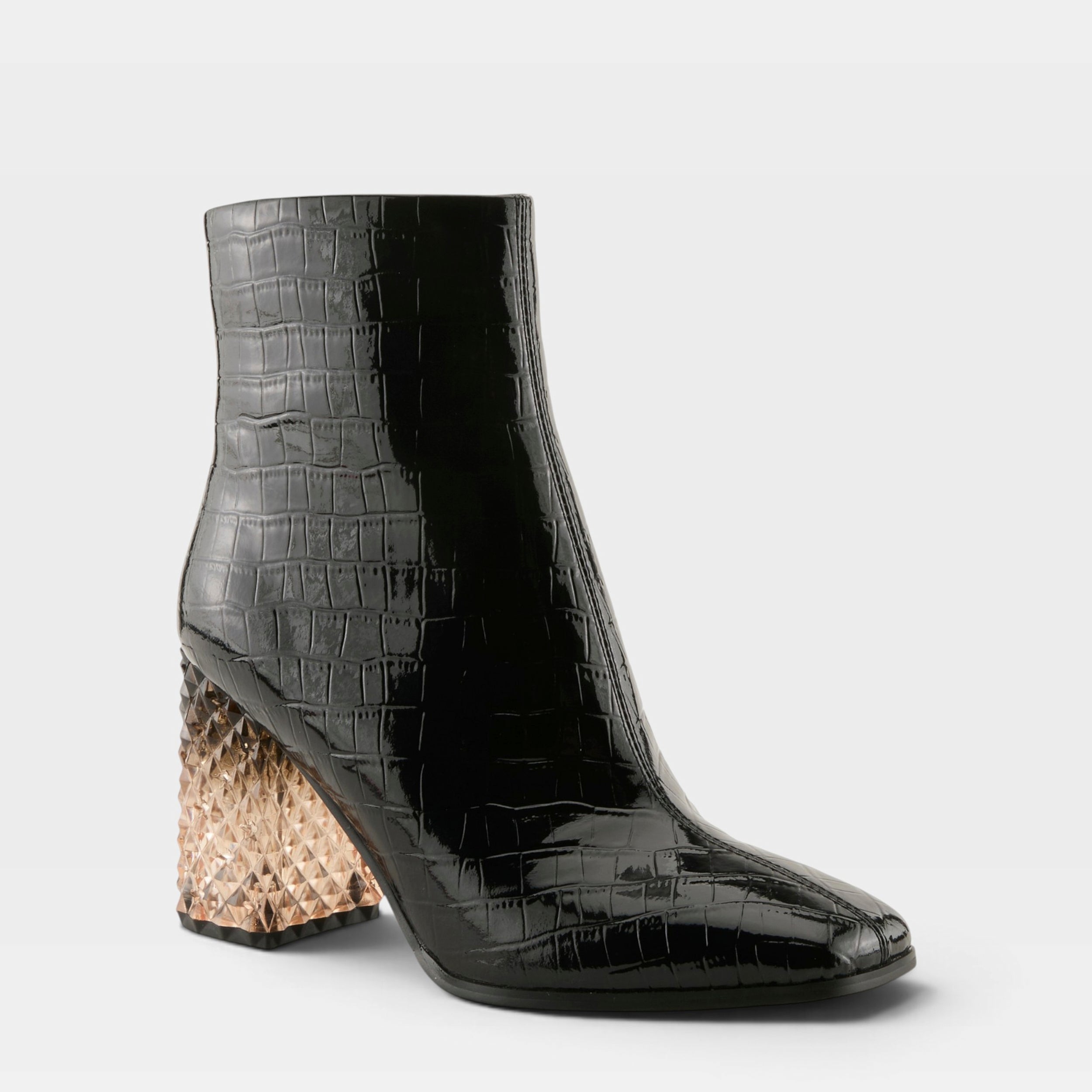 Azura Longoria Black Patent Boot