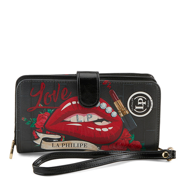 LA PHILIPE LP1004-16 RED LIPS-WALLET 1 – Spring Step Shoes