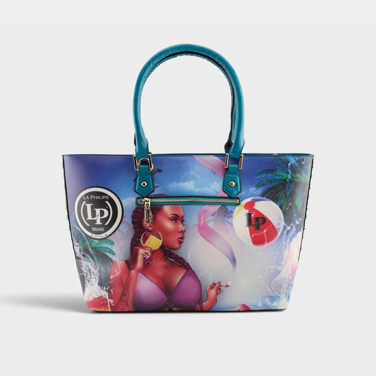 La Philipe – MIAMI BEACH – Blue – Handbag