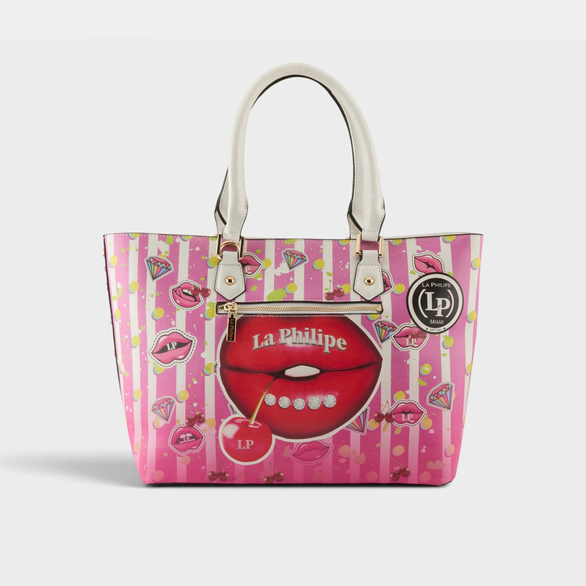 La Philipe – JUICY LIPS – White – Handbag