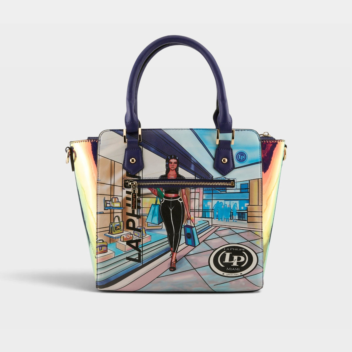 La Philipe – SHOPPING IN THE MALL – Purple – Handbag